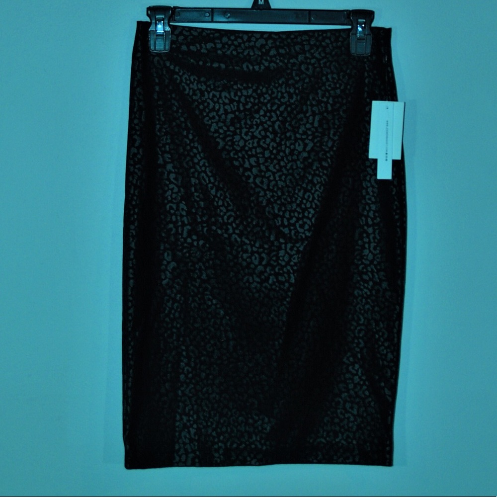 Cheetah print pencil skirt